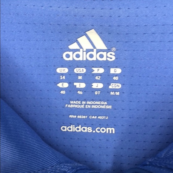 Women’s Adidas Full-zip Jacket Purple Blue Medium - Picture 6 of 6